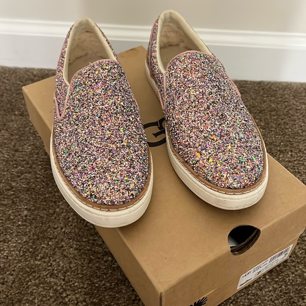 Ugg Adley Chunky Glitter Sneaker